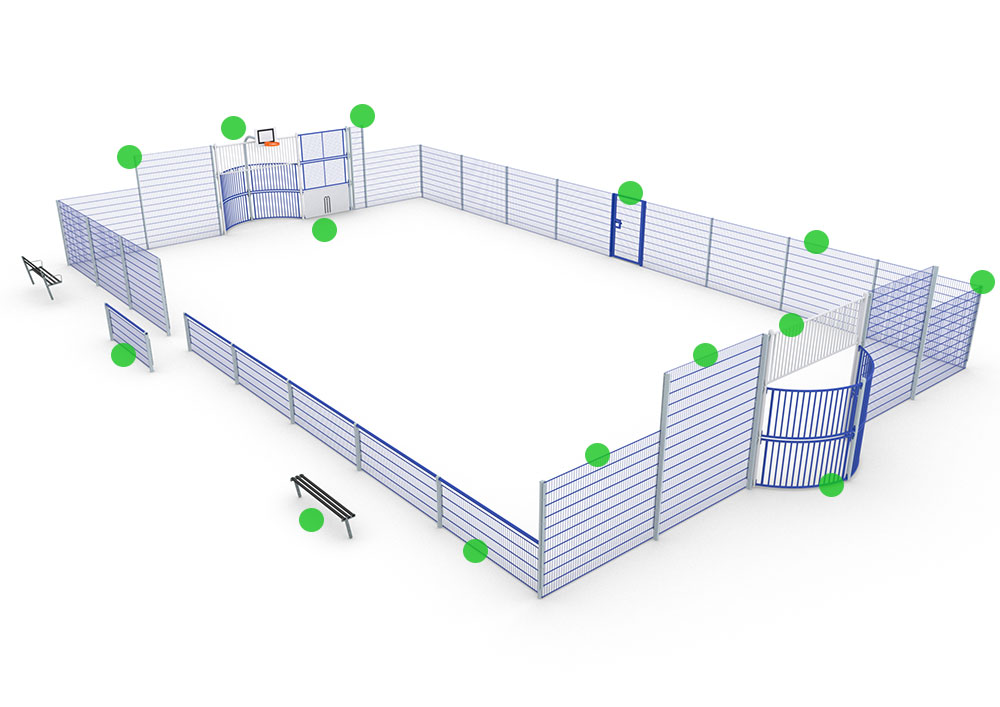 How to customise ARENA Lite multi-use games area